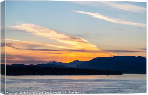 Vancouver Island Canvas Print by Michael Greaves