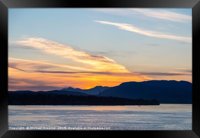 Vancouver Island Framed Print by Michael Greaves
