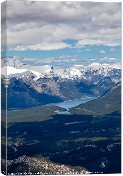 Banff National Park Canvas Print by Michael Greaves