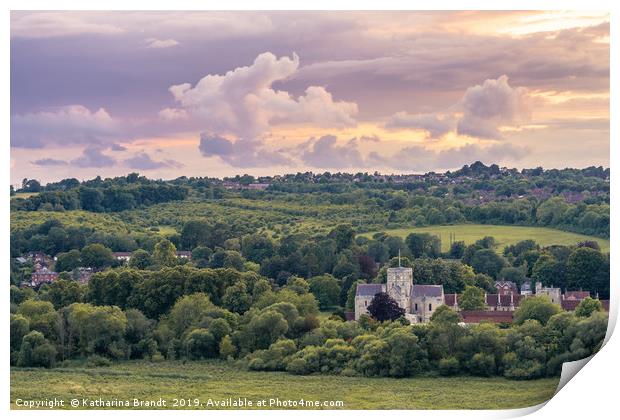 Golden Hour Sunset Winchester Print by KB Photo