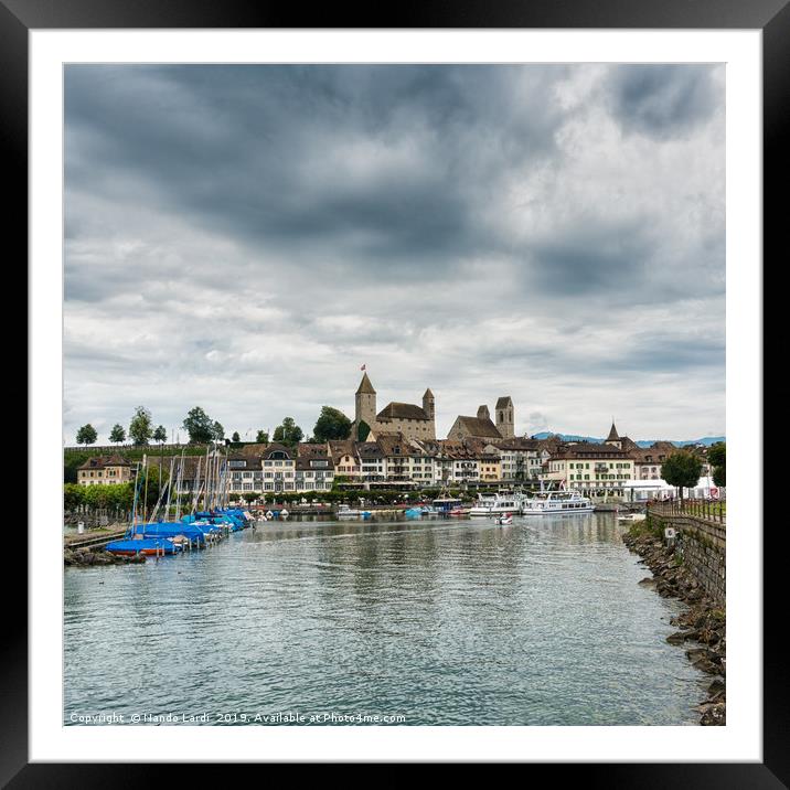 Rapperswil Castle Framed Mounted Print by DiFigiano Photography