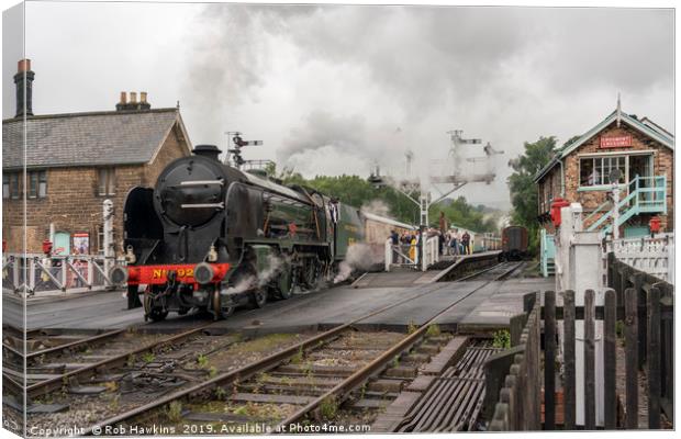 Repton at Grosmont Canvas Print by Rob Hawkins