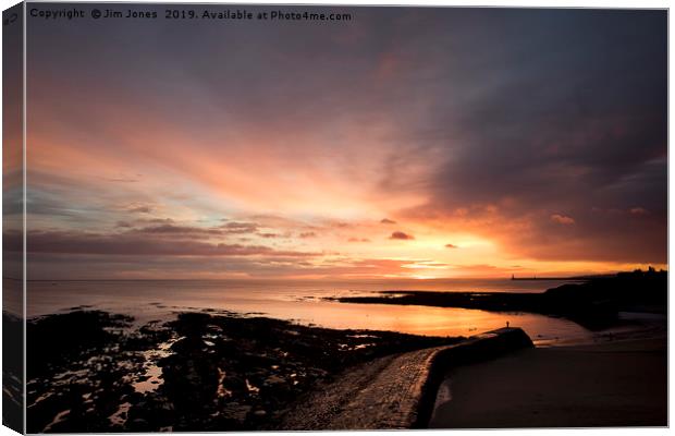 Waiting for the sun to rise. Canvas Print by Jim Jones