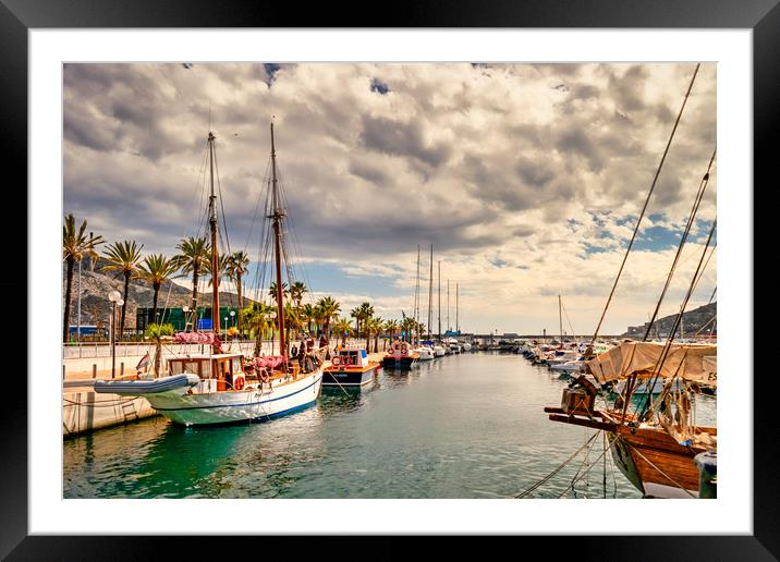 Harbour at Cartagena Framed Mounted Print by Stuart Atton