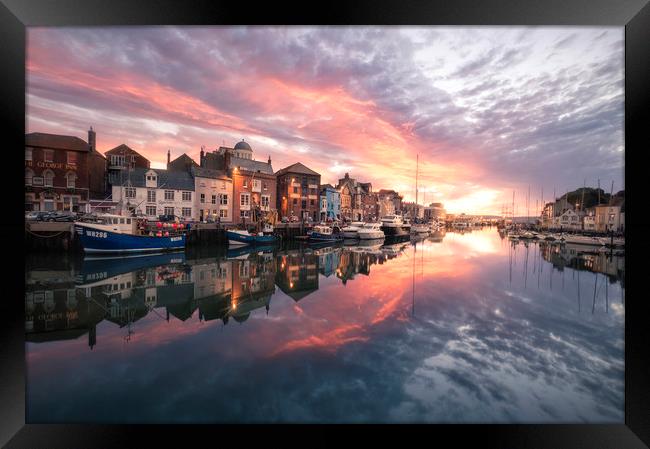 The Harbourside Framed Print by Chris Frost