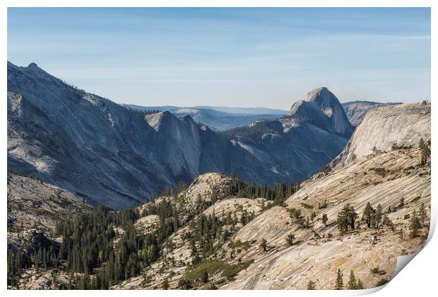 The Other Side of Half Dome Print by Belinda Greb