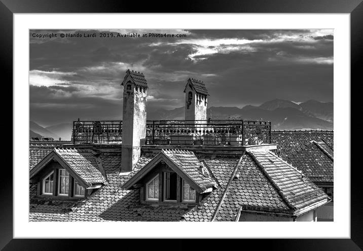 Rooftops Framed Mounted Print by DiFigiano Photography