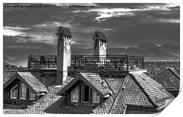 Rooftops Print by DiFigiano Photography