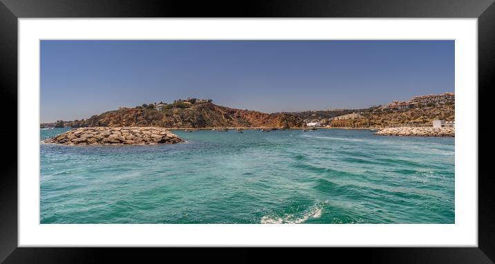 The Algarve by boat Framed Mounted Print by Naylor's Photography