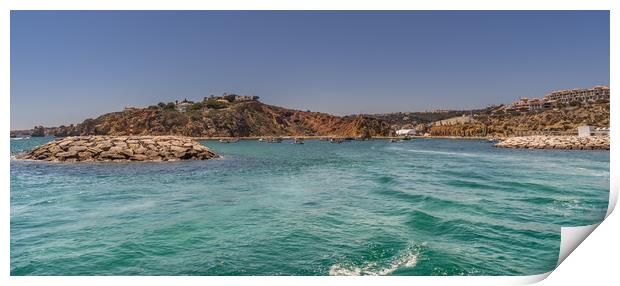 The Algarve by boat Print by Naylor's Photography