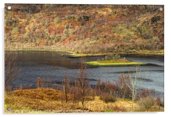 Looking Down on Loch Leven Scotland Acrylic by Nick Jenkins