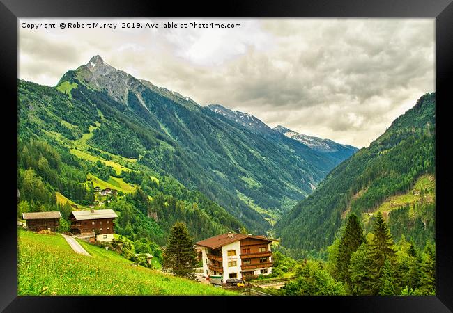 The Stillupgrund Valley, Zillertal, Austria. Framed Print by Robert Murray