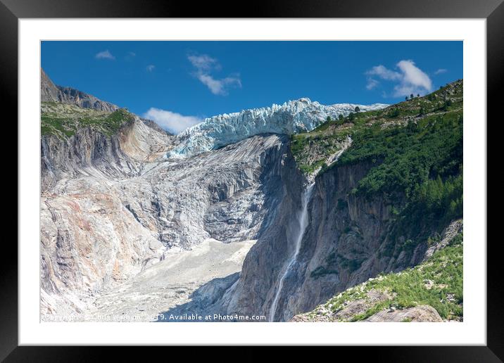 Argentiere glacier, Chamonix Framed Mounted Print by Chris Warham