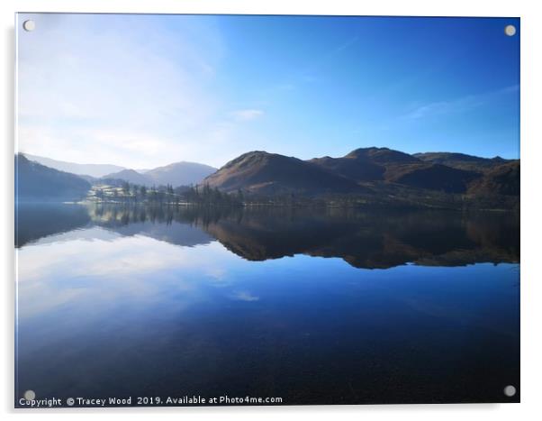 Ullswater reflections Acrylic by Tracey Wood