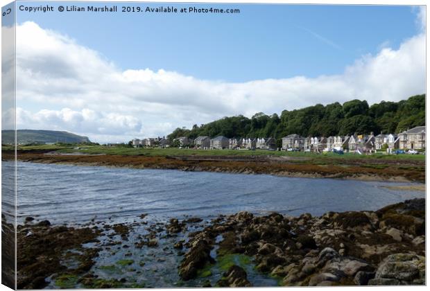 Millport Promenade.  Canvas Print by Lilian Marshall