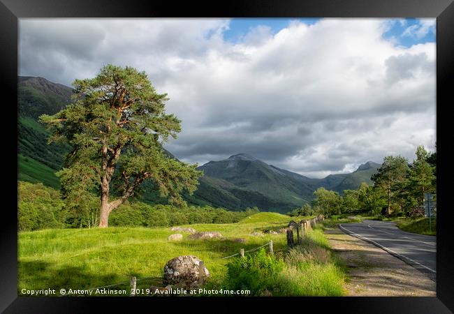 Glencoe Scotland Framed Print by Antony Atkinson