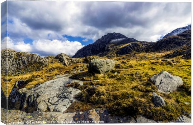 Tryfan Mountain Canvas Print by Ian Mitchell