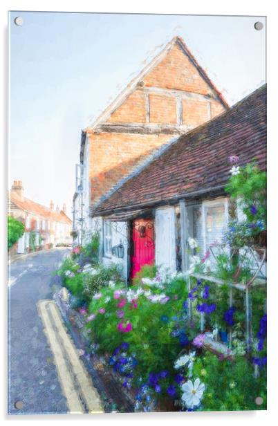 Lych Gate Cottage, Bray Acrylic by LensLight Traveler