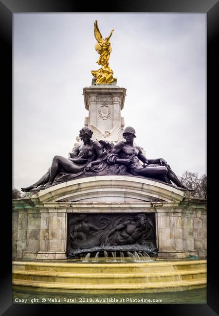 Queen Victoria Memorial, London Framed Print by Mehul Patel