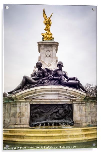 Queen Victoria Memorial, London Acrylic by Mehul Patel
