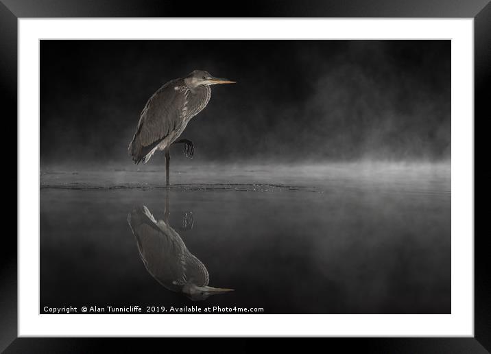 In the still of the night Framed Mounted Print by Alan Tunnicliffe