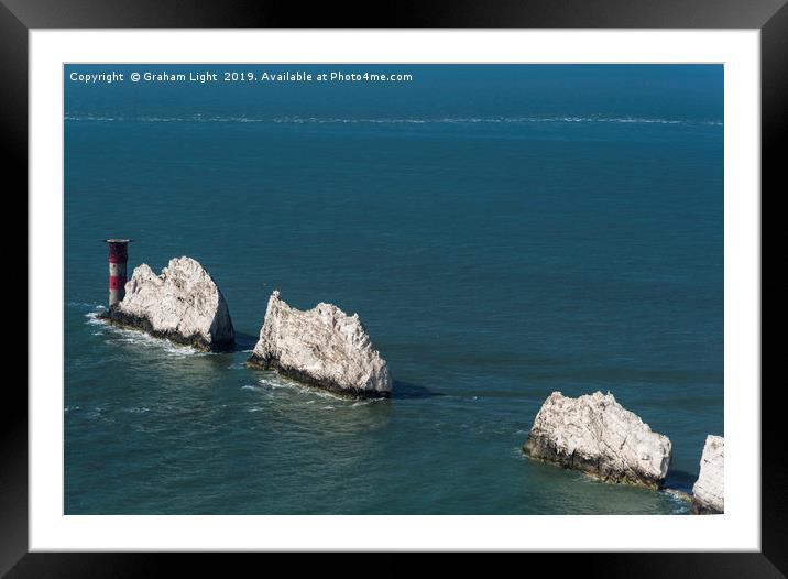 The Needles, Isle of Wight Framed Mounted Print by Graham Light