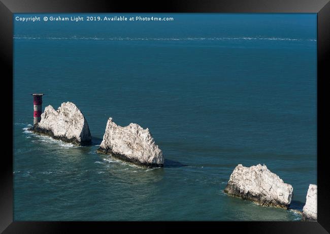 The Needles, Isle of Wight Framed Print by Graham Light