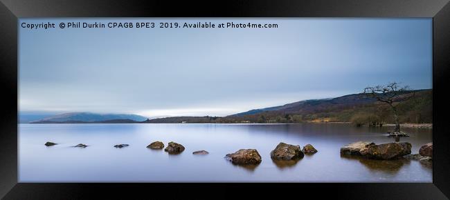 Loch Lomond - Scotland Framed Print by Phil Durkin DPAGB BPE4