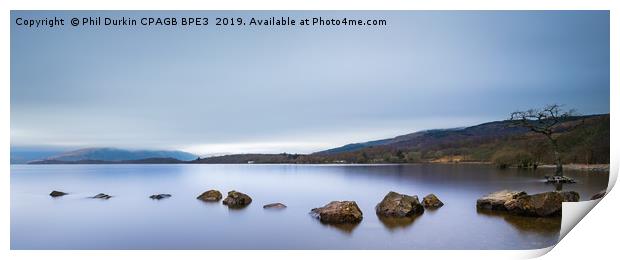 Loch Lomond - Scotland Print by Phil Durkin DPAGB BPE4