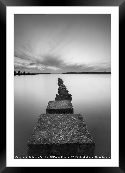 Dragons Teeth Framed Mounted Print by Kelvin Futcher 2D Photography