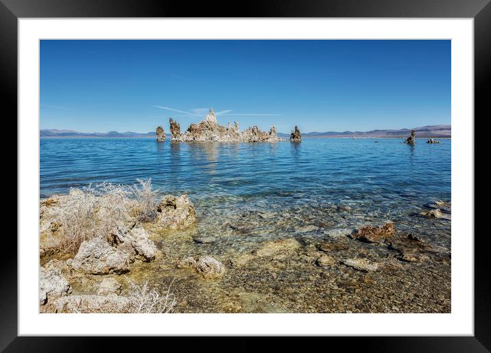 Mono Lake Tufa, No. 2 Framed Mounted Print by Belinda Greb