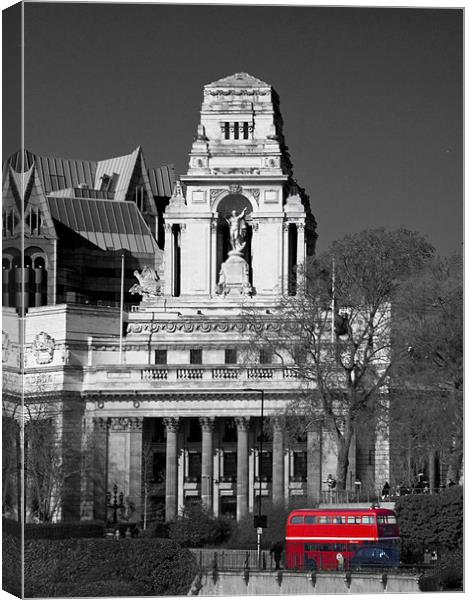 Trinity House London opposite the Tower Canvas Print by David French