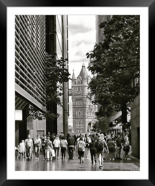 Tower Bridge  Framed Mounted Print by Scott Anderson