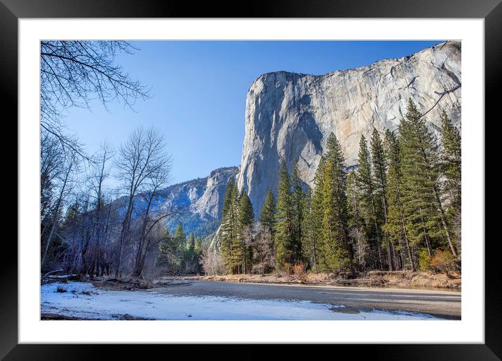 Yosemite, El Capitan Framed Mounted Print by David Hare