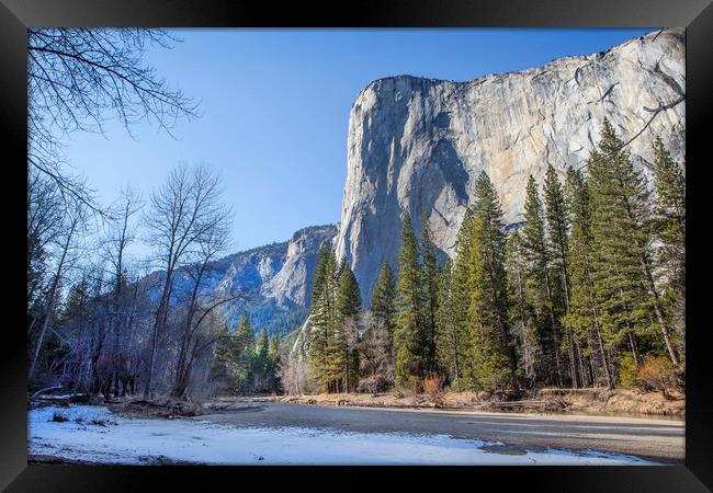 Yosemite, El Capitan Framed Print by David Hare