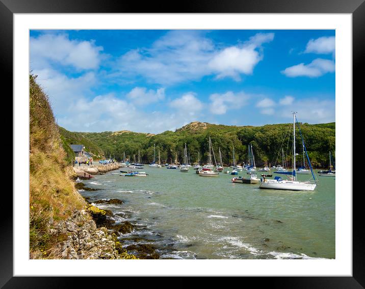 Solva Harbour, Pembrokeshire. Framed Mounted Print by Colin Allen