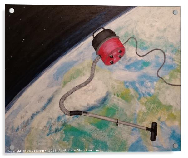 Vacuum Of Space Acrylic by Steve Boston
