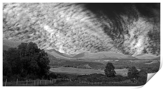 Scottish Skyscape Print by Geoff Storey