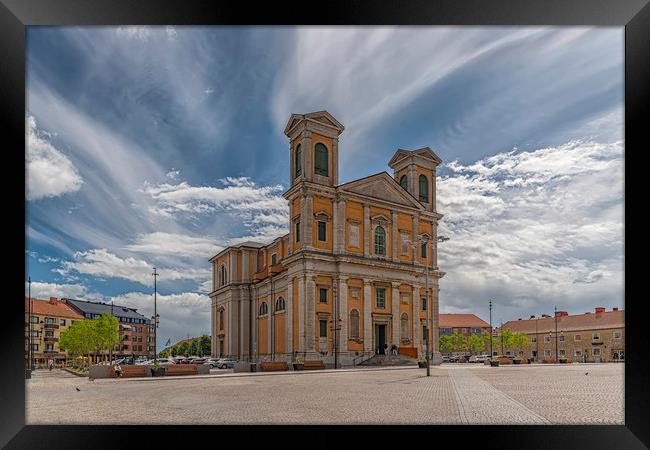 Karlskrona Fredrik Church Framed Print by Antony McAulay