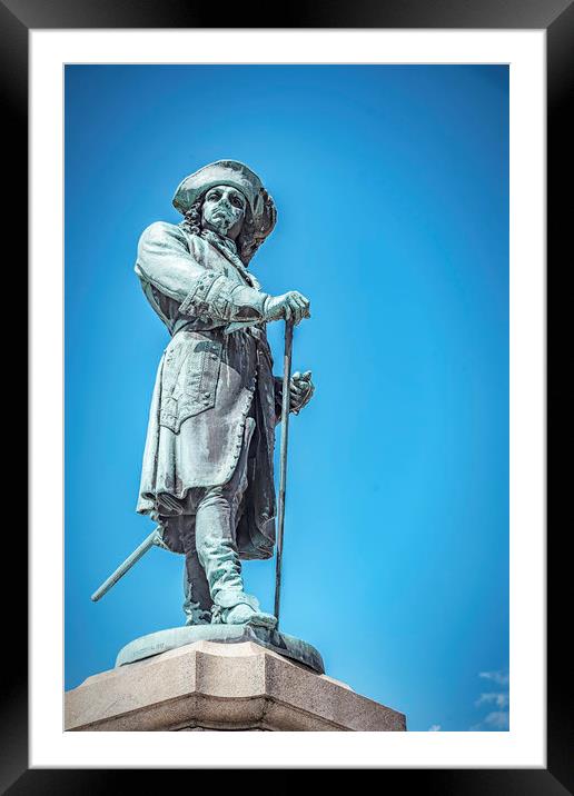 Karlskrona Stotorget Statue Best Angle Framed Mounted Print by Antony McAulay