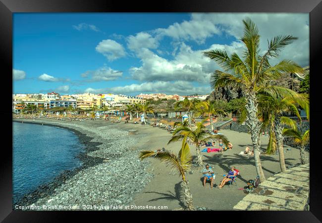Playa San Juan  Framed Print by Rob Hawkins