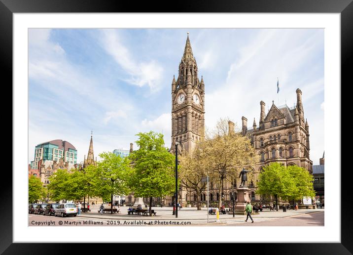 Manchester Town Hall Framed Mounted Print by Martyn Williams