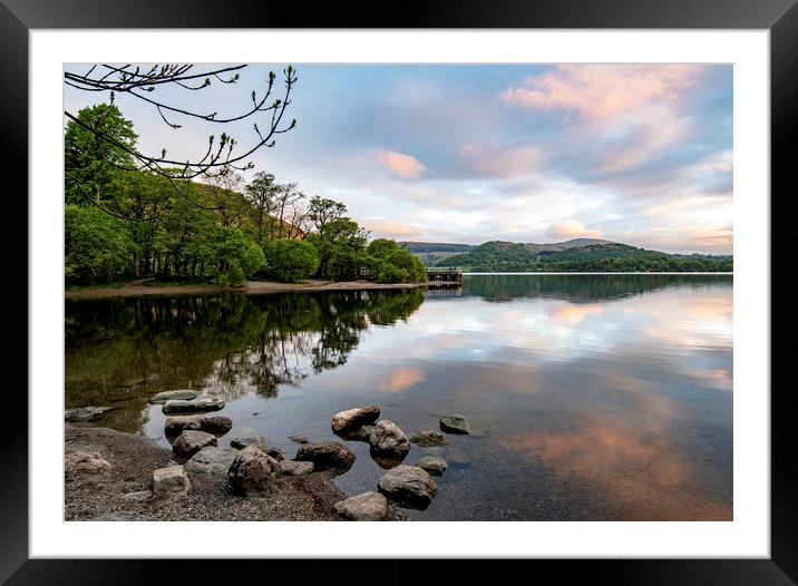 Ullswater Lake view Framed Mounted Print by Robbie Spencer