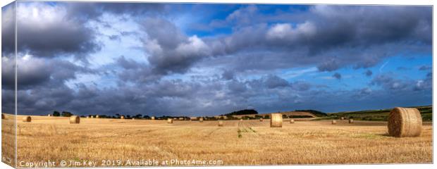 Salthouse Norfolk Panorama Canvas Print by Jim Key