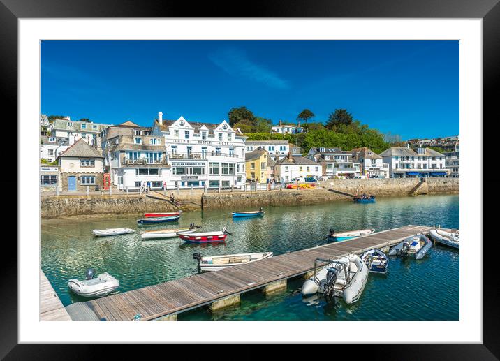 St Mawes harbour 2 Framed Mounted Print by Andrew Michael