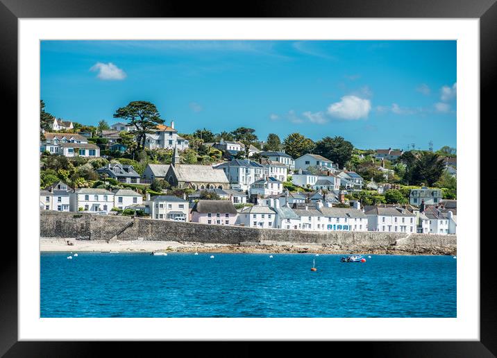 St Mawes  Framed Mounted Print by Andrew Michael