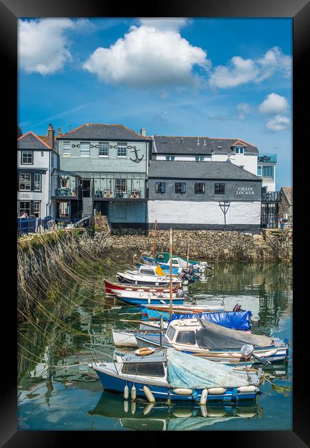 Boats at Custom House Quay Framed Print by Andrew Michael