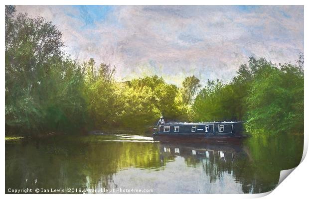 On The Avon A Digital Painting Print by Ian Lewis