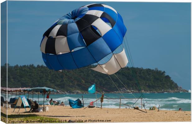 Up Up And Away! Canvas Print by Annette Johnson