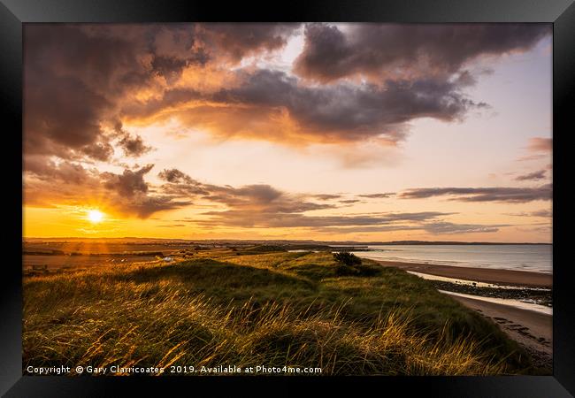 Lighting the Landscape Framed Print by Gary Clarricoates